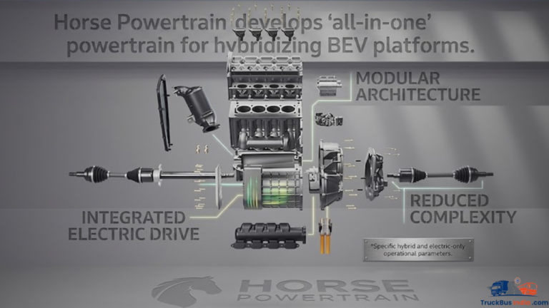 Horse Powertrain X Range C15 Redefines Hybrid BEV Platforms - Truck Bus ...